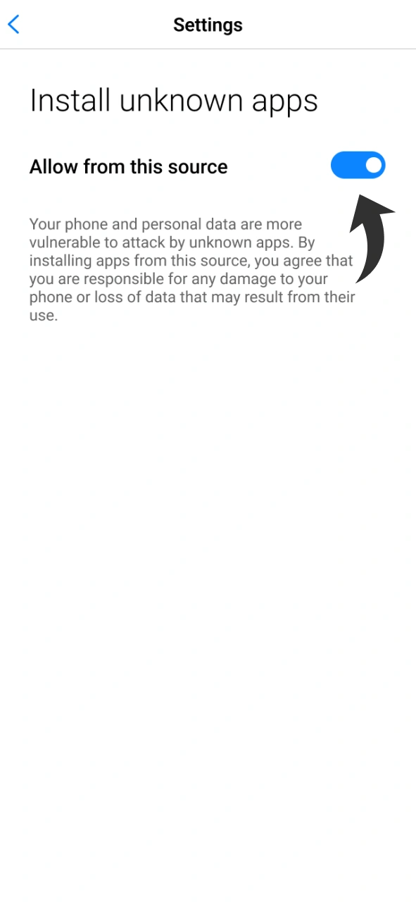 Set up your phone to get Dafabet Aviator app for android.