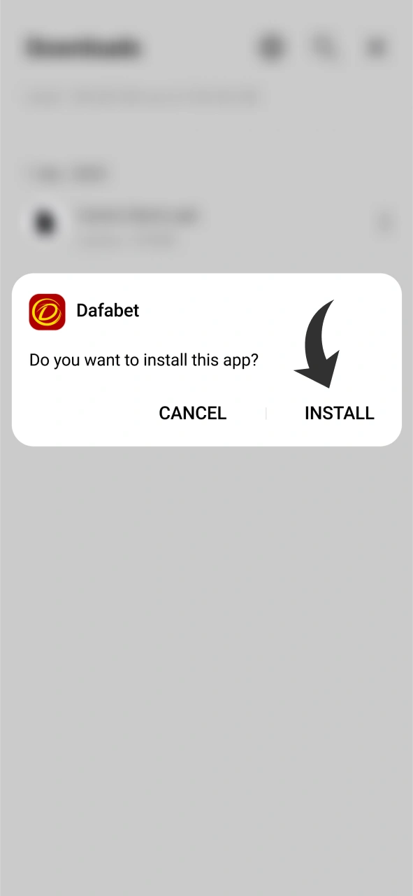 Install Dafabet Aviator android app.