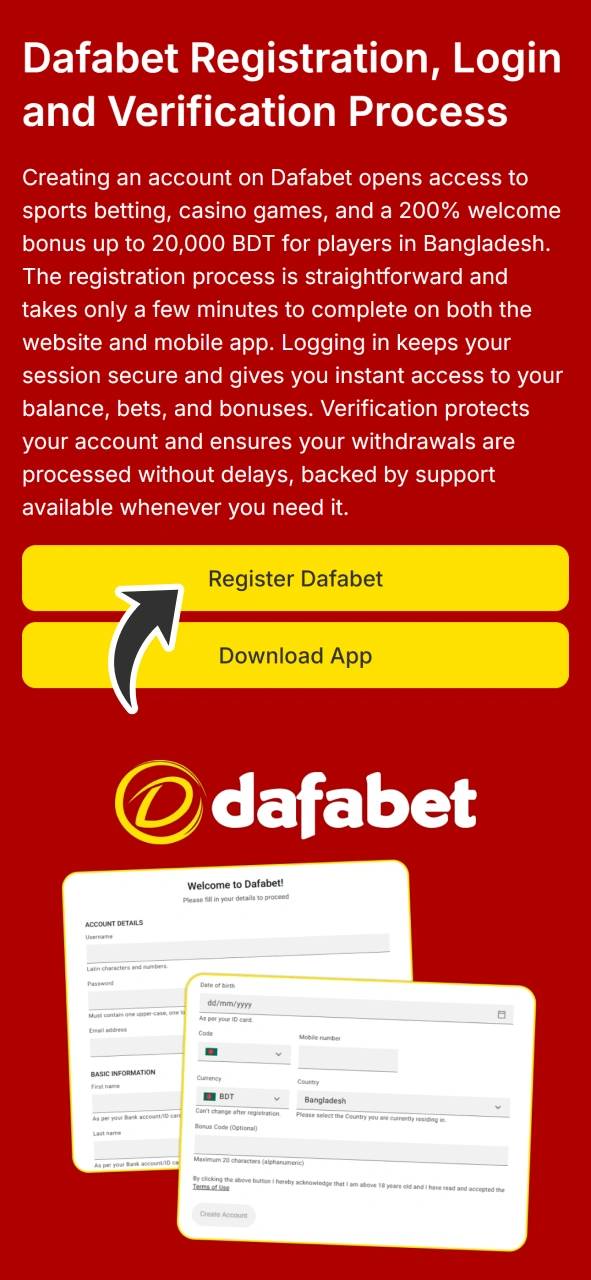Click this button to open Dafabet registration form.