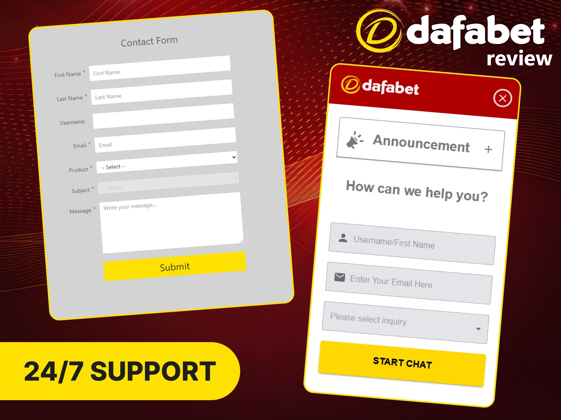 Reach out for Dafabet support team if you have any problems betting or gambling at Dafabet.